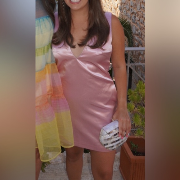 STAUD Mini Teagan Dress in Cherry Blossom Size Medium - Picture 3 of 3